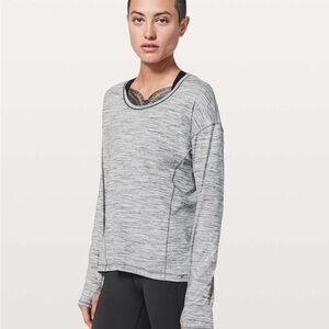 Lululemon sweat embrace long sleeve 10